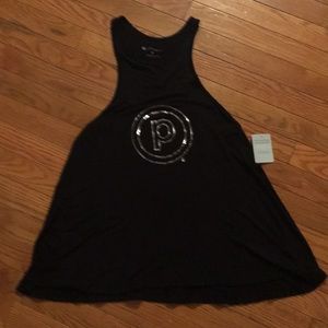 Pure Barre Tank. Black swing Tank